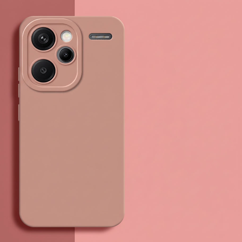 Silikon Hülle Matt für Redmi Note 12 13 Pro Plus Turbo – Kameraschutz, Weich