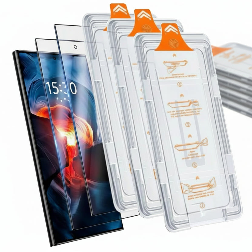 Schutzglas für Google Pixel 6a-10 Pro XL 9H 3 Stück Staubfrei Kit