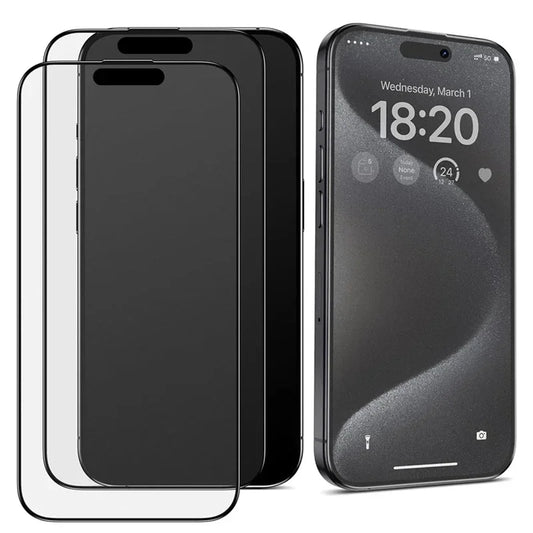 Mattes Schutzglas für iPhone 11-17 Pro Max Blendfrei 9H 3 Stück Matt