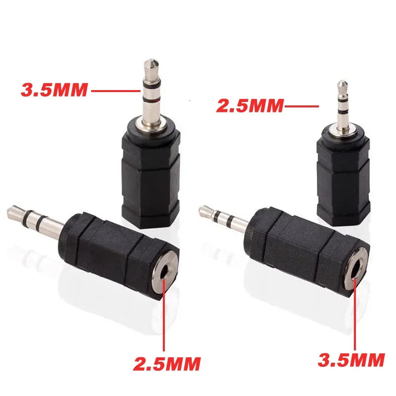 Audio Klinkenadapter Set 6,35mm 3,5mm 2,5mm Stereo Mono Stecker Buchse
