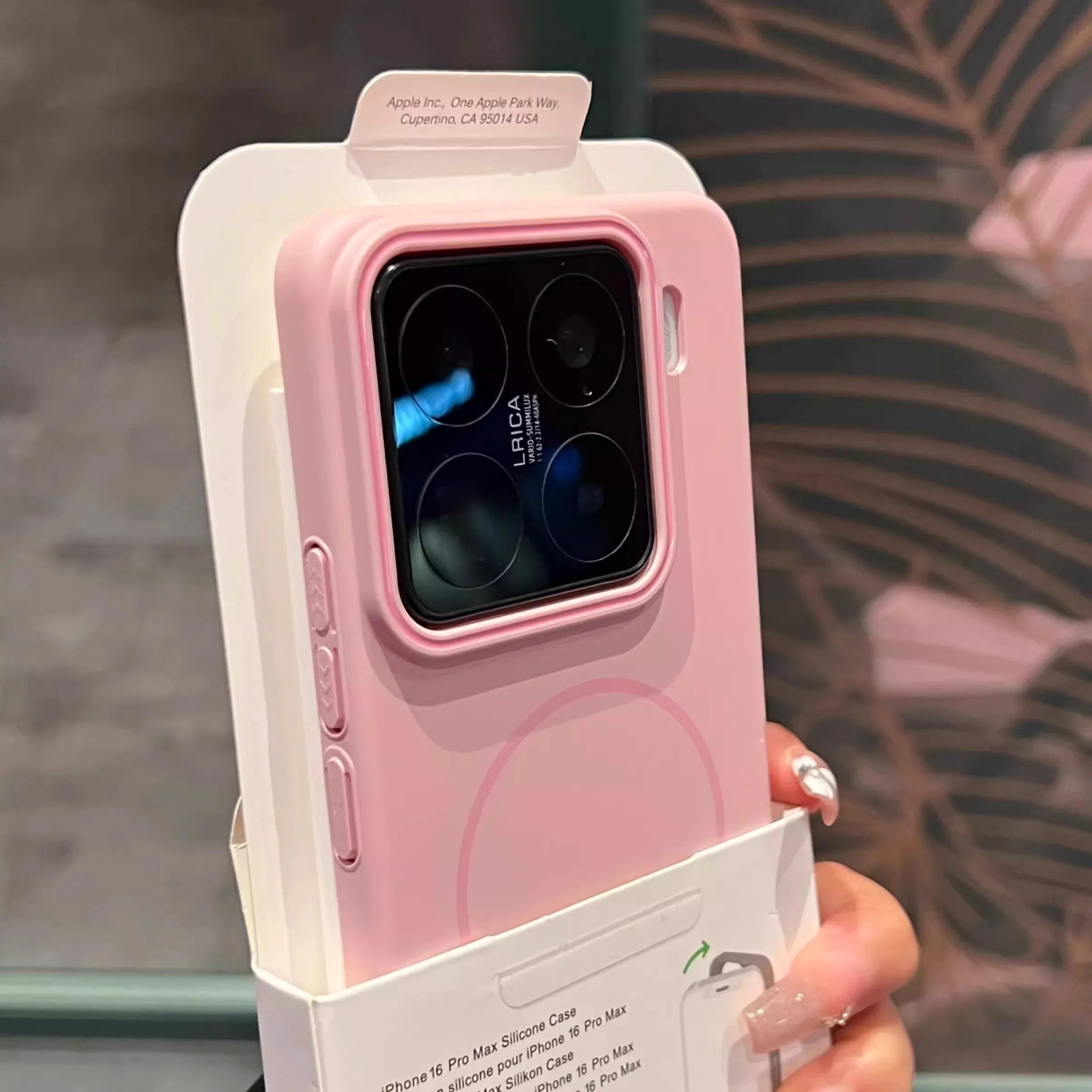 Magnetische Hartschale für kabelloses Laden – Transparent, Stoßfest