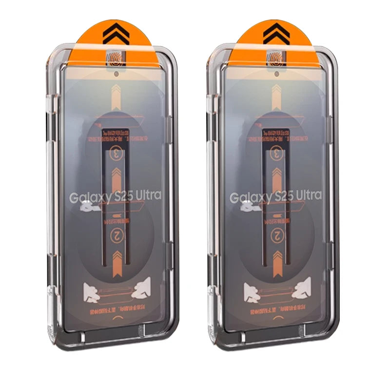 Schutzglas für Samsung S25 S24 Ultra Plus 9H Fingerabdruck