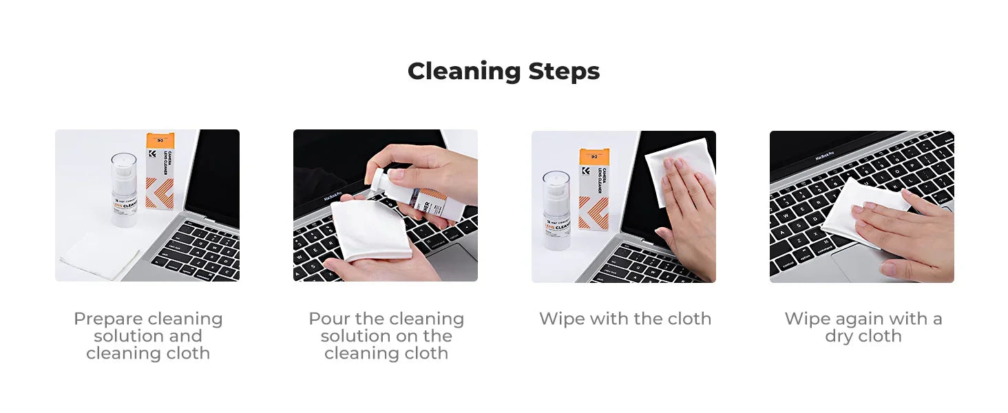 K&F Concept Linsenreiniger 15 ml – für Objektiv & Display