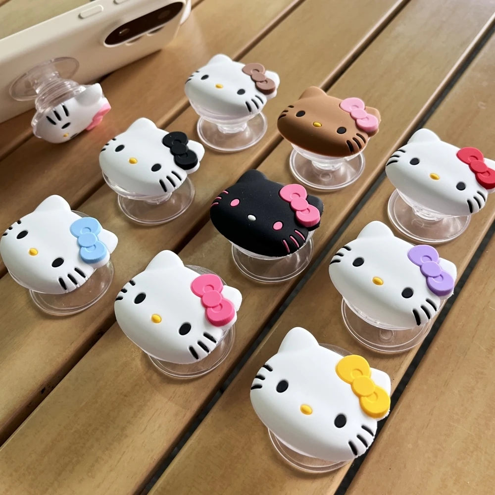 Hello Kitty Handyhalter GripTok Fingerring – Stand & Griff (MINISO)