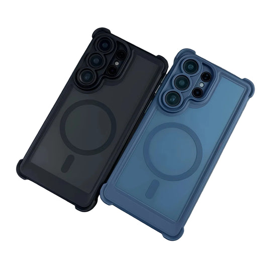 Stoßfeste Armor-Hülle für Samsung Galaxy S26/S25/S24 – Matt, Magnet