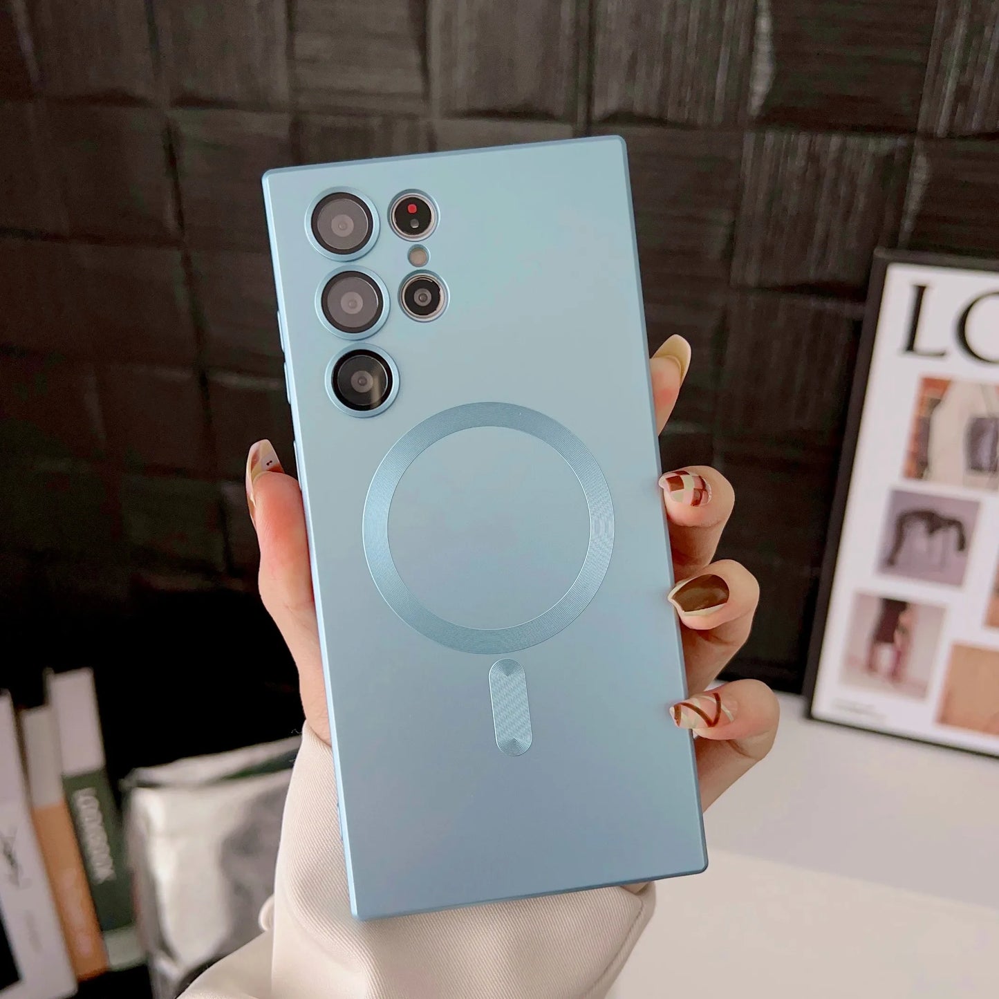 Magnetische Hülle für Samsung Galaxy S26 S25 S24 S23 Ultra Kabellos