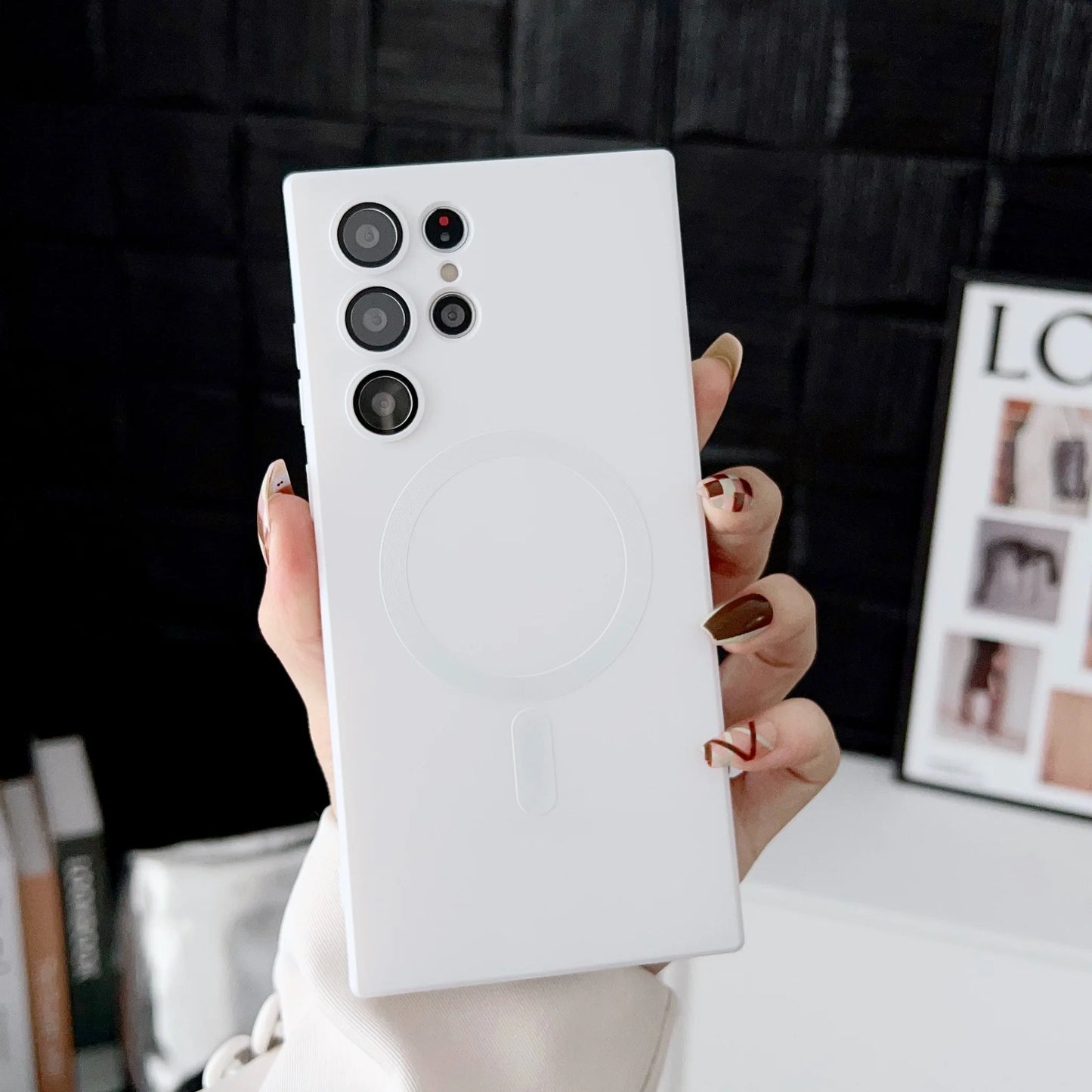 Magnetische Hülle für Samsung Galaxy S26 S25 S24 S23 Ultra Kabellos