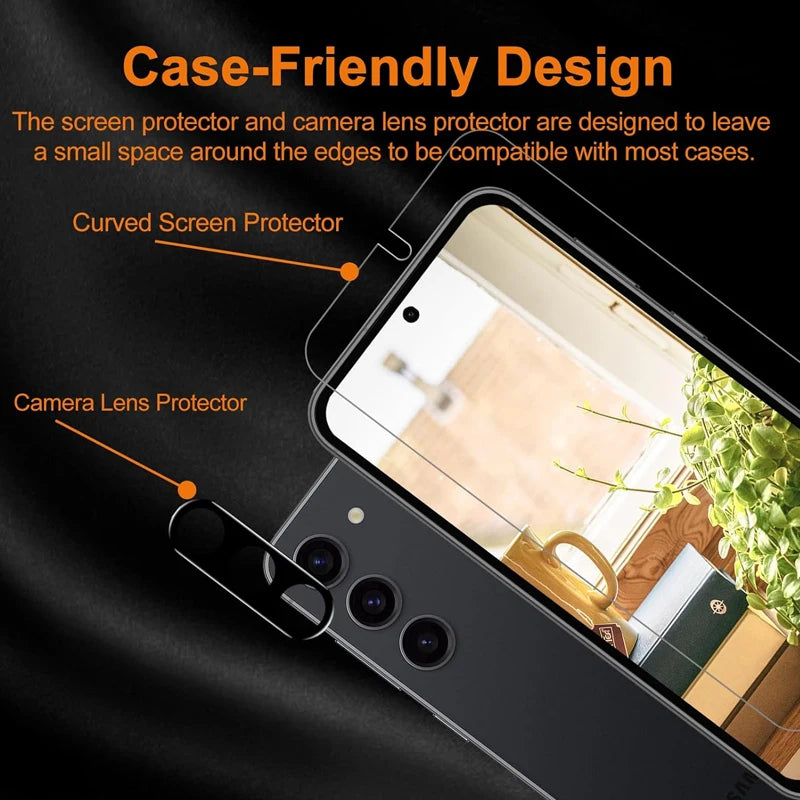 2+2 Schutzglas-Set Samsung Galaxy S21–S26 | Display + Kamera