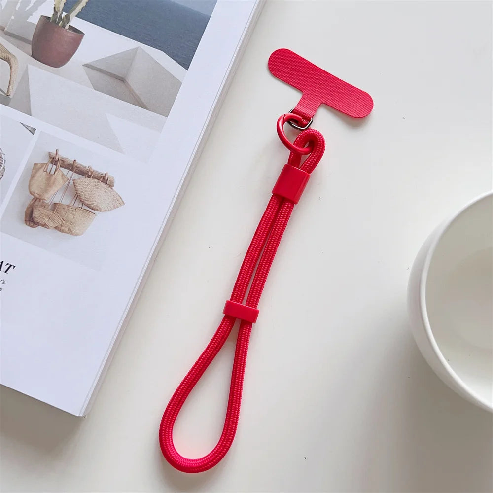 Kurzes Handy-Lanyard verstellbar – bunte Handgelenkschlaufe