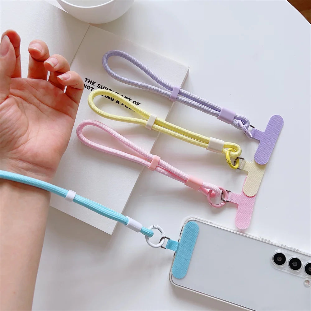 Kurzes Handy-Lanyard verstellbar – bunte Handgelenkschlaufe