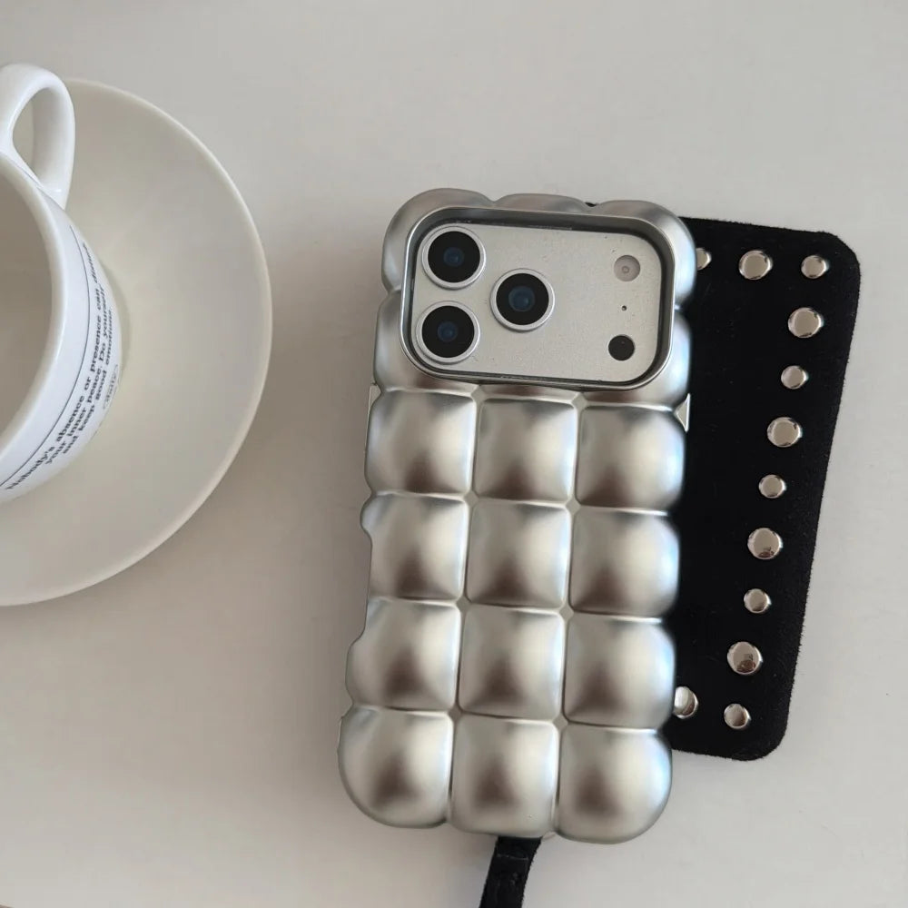 3D Block Candy TPU Hülle für iPhone 11–17 Pro/Max