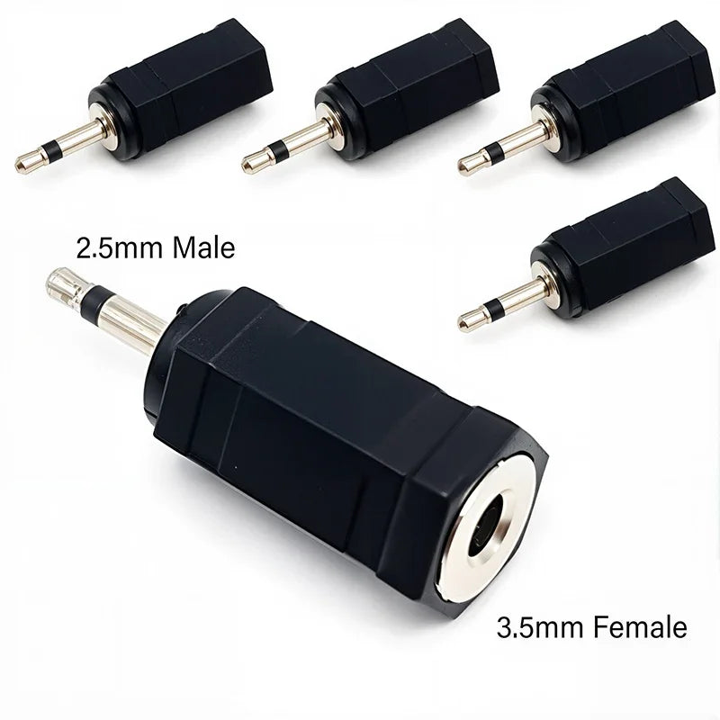 Audio Klinkenadapter Set 6,35mm 3,5mm 2,5mm Stereo Mono Stecker Buchse