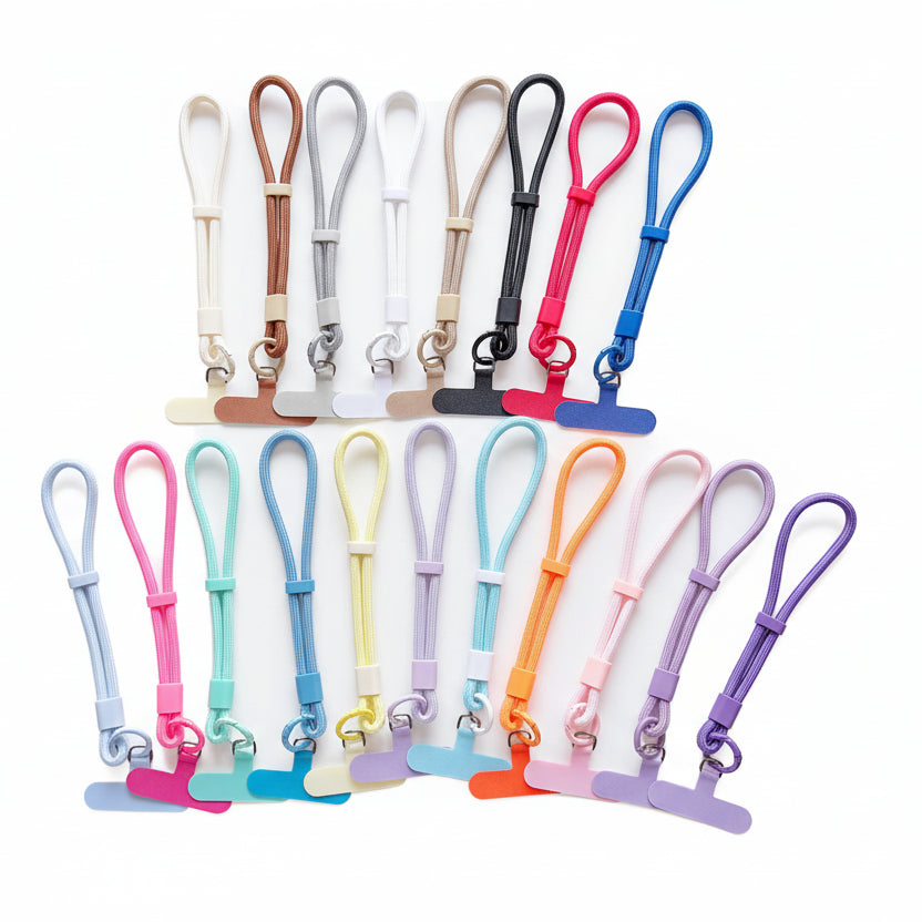 Kurzes Handy-Lanyard verstellbar – bunte Handgelenkschlaufe