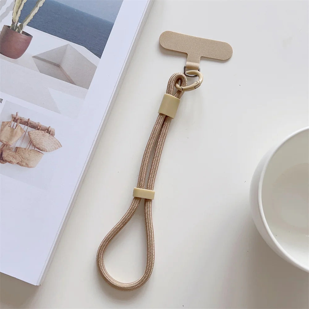 Kurzes Handy-Lanyard verstellbar – bunte Handgelenkschlaufe