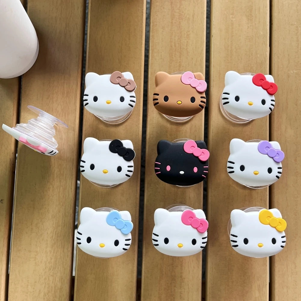 Hello Kitty Handyhalter GripTok Fingerring – Stand & Griff (MINISO)