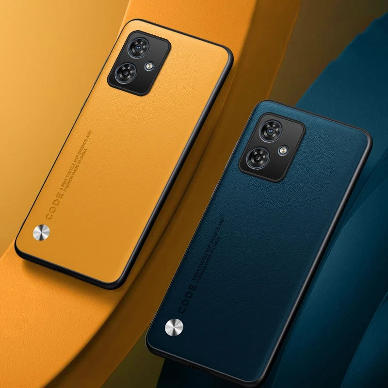 Für Motorola Moto G54 / G64 Hülle – Kunstleder-Schutzhülle