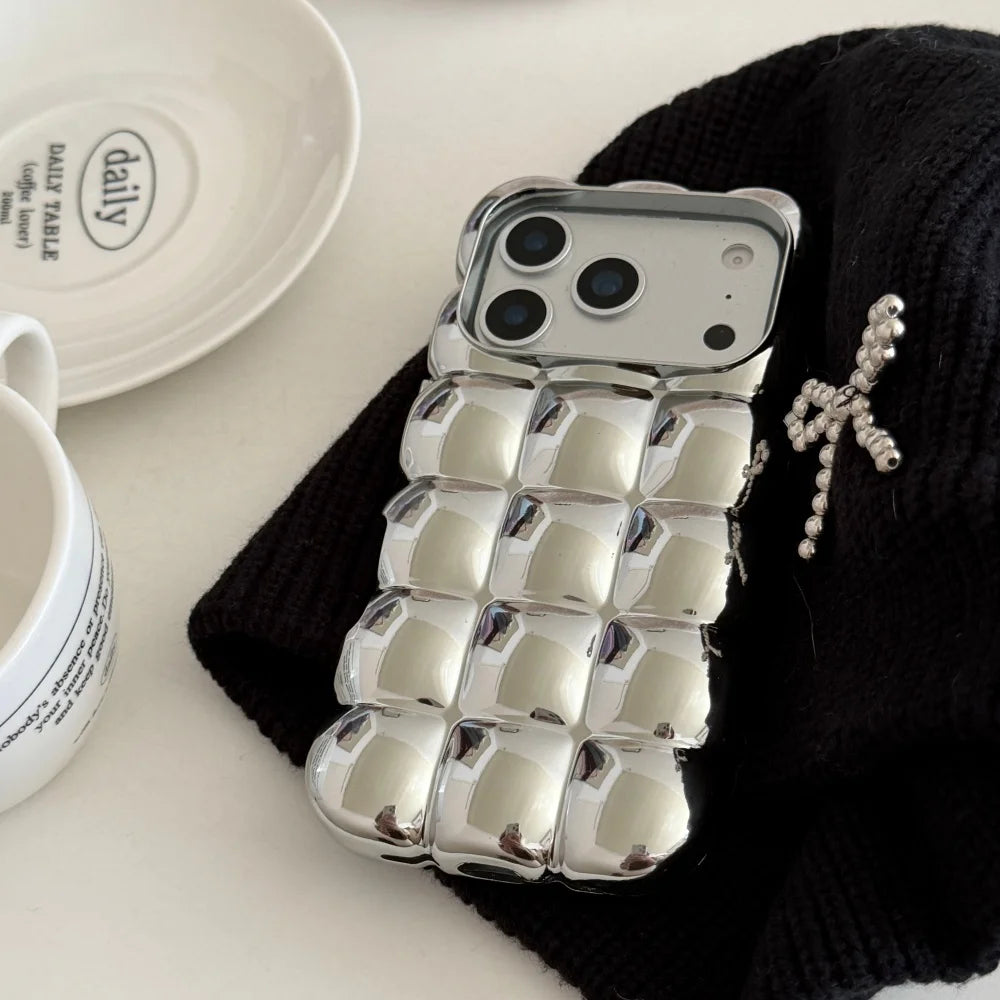 3D Block Candy TPU Hülle für iPhone 11–17 Pro/Max