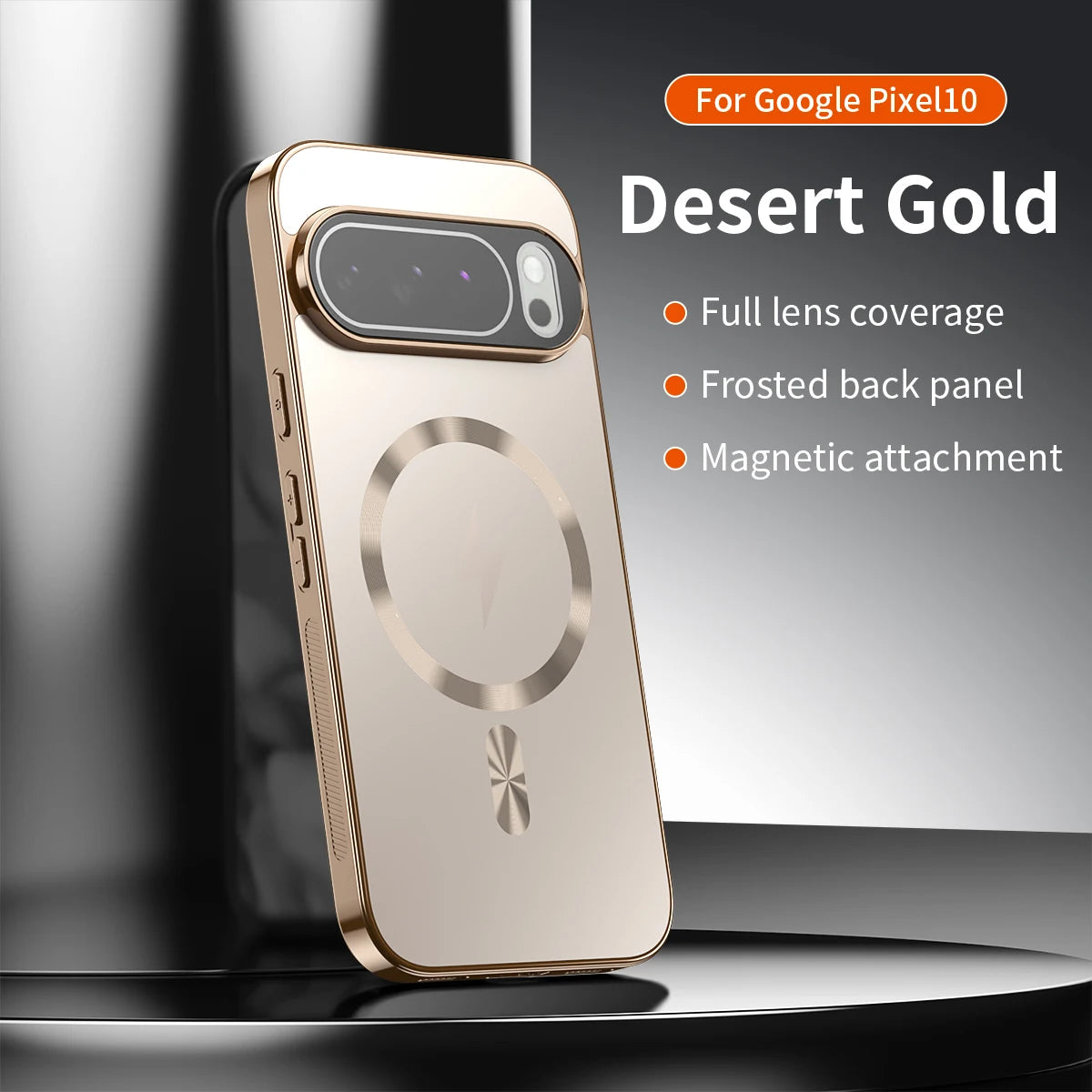 Magnetische Matte Schutzhülle für Google Pixel 6–10 Pro – 7 Farben