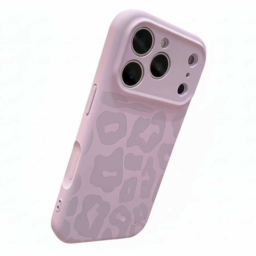 3D Leoparden-Silikonhülle mit Kamera-Steuertaste – Weich & Stoßfest