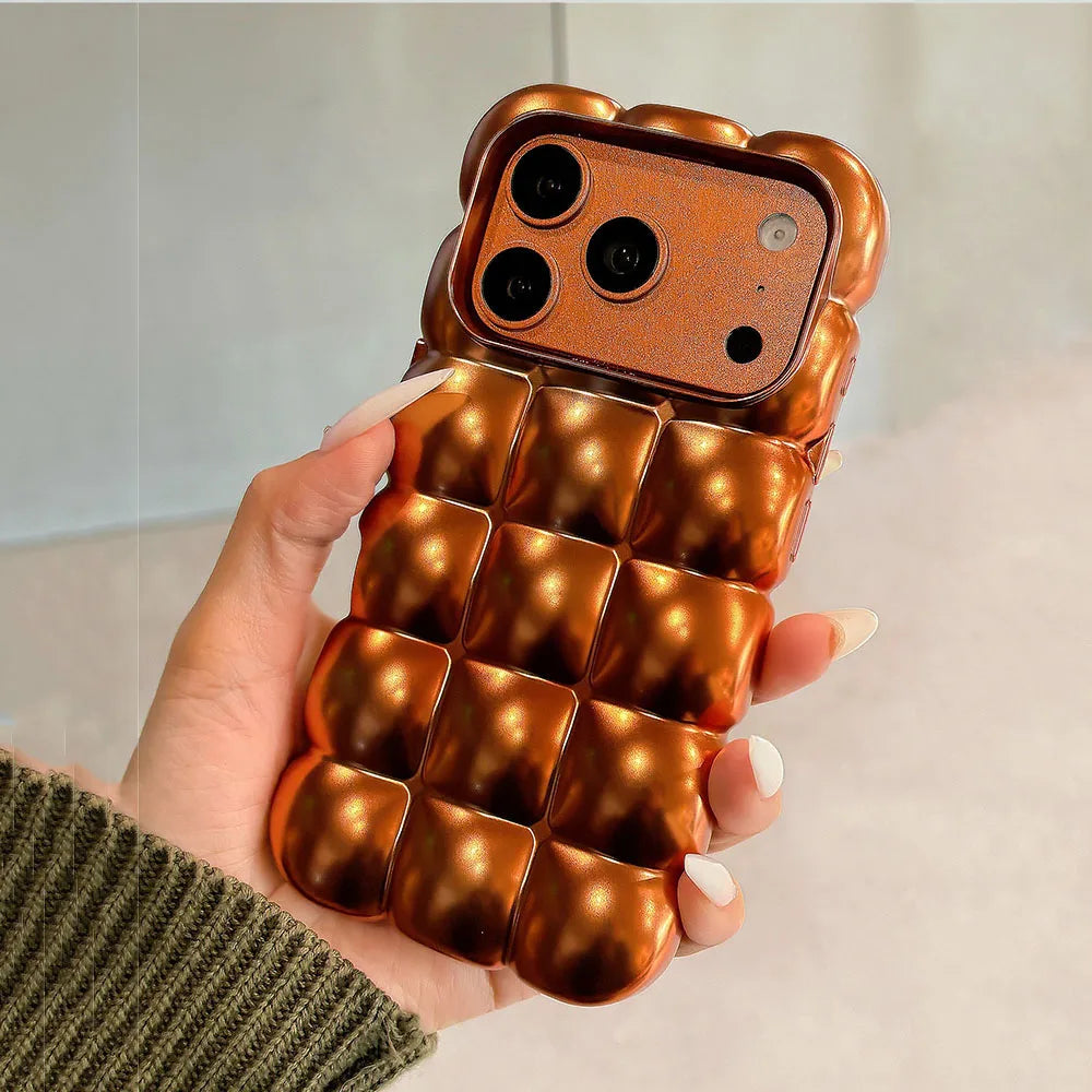 3D Block Candy TPU Hülle für iPhone 11–17 Pro/Max