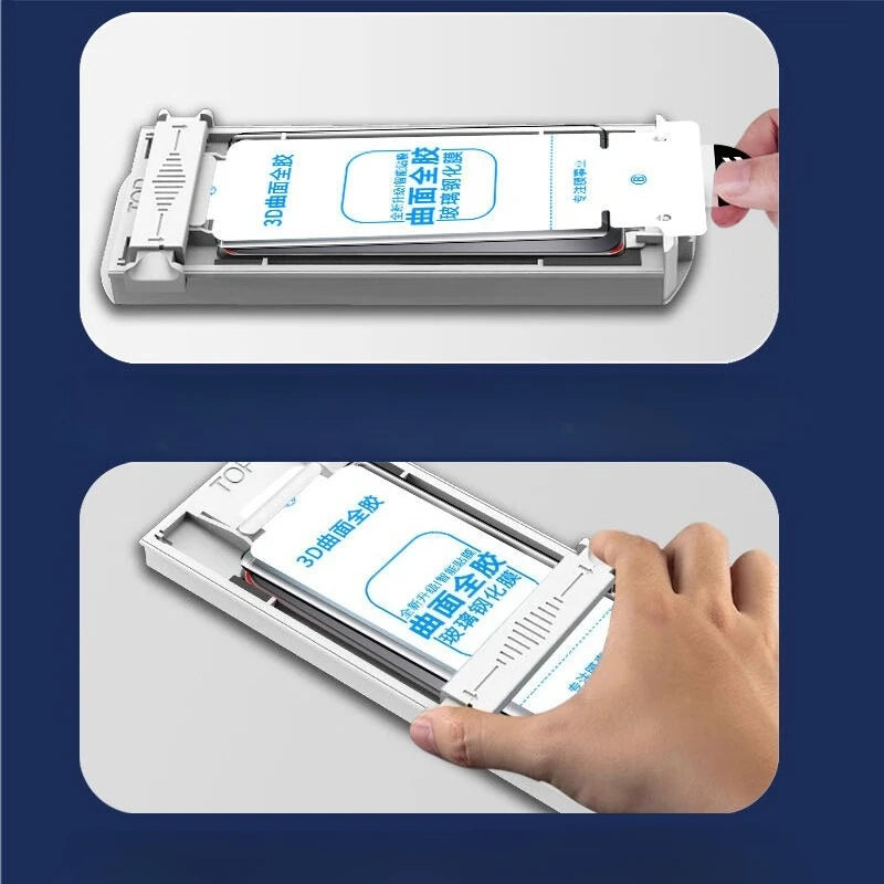 3D Schutzglas mit Montagehilfe – Vollflächig, staubfrei, 9H Härte