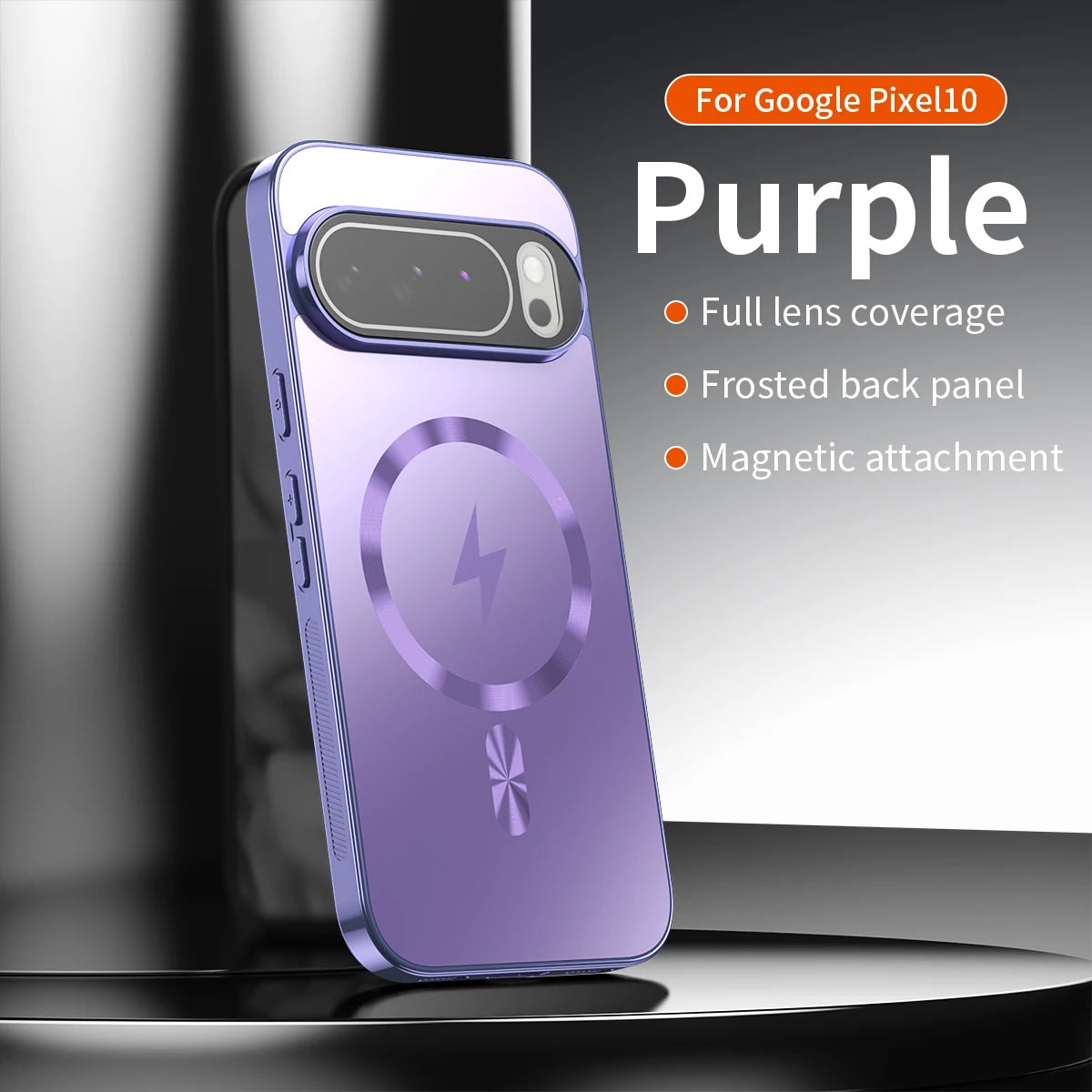 Magnetische Matte Schutzhülle für Google Pixel 6–10 Pro – 7 Farben