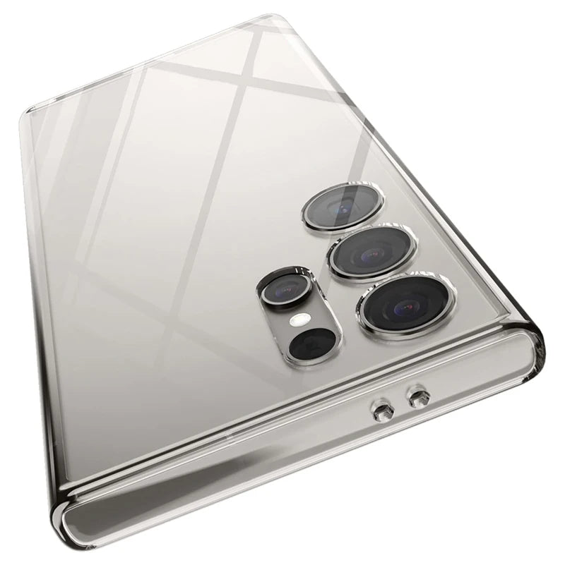 Ultradünne Transparente Silikon Hülle für Samsung Galaxy S20–S25 Ultra