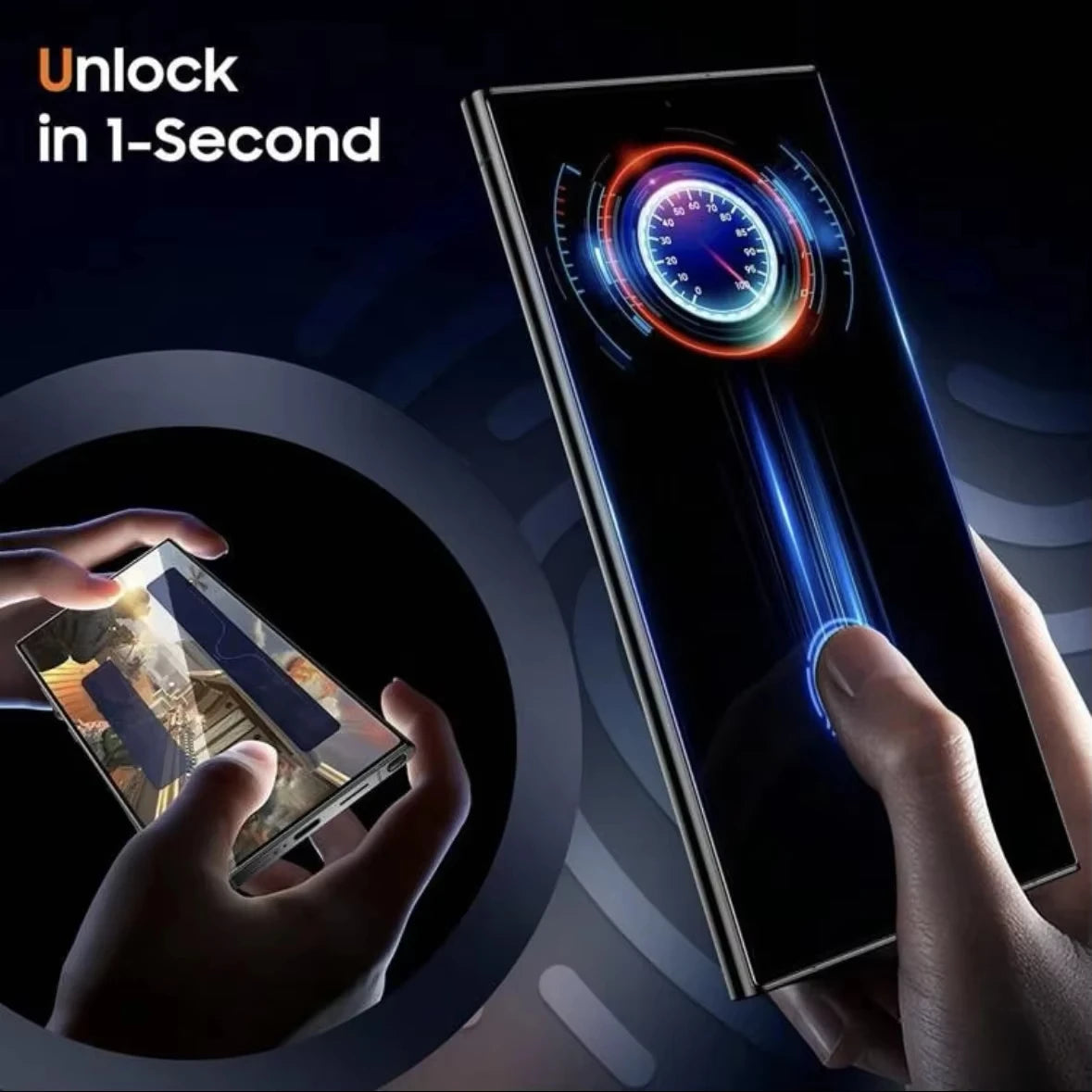 HD Schutzglas mit Installationsrahmen – 8K Oleophob, Fingerabdruck-fähig