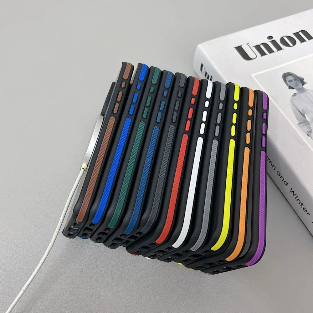 Magnetische Schutzhülle Matt Transparent für iPhone 11–16 Pro Max