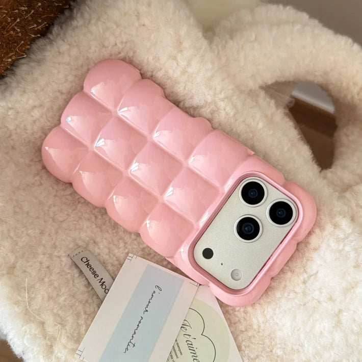 3D Block Candy TPU Hülle für iPhone 11–17 Pro/Max