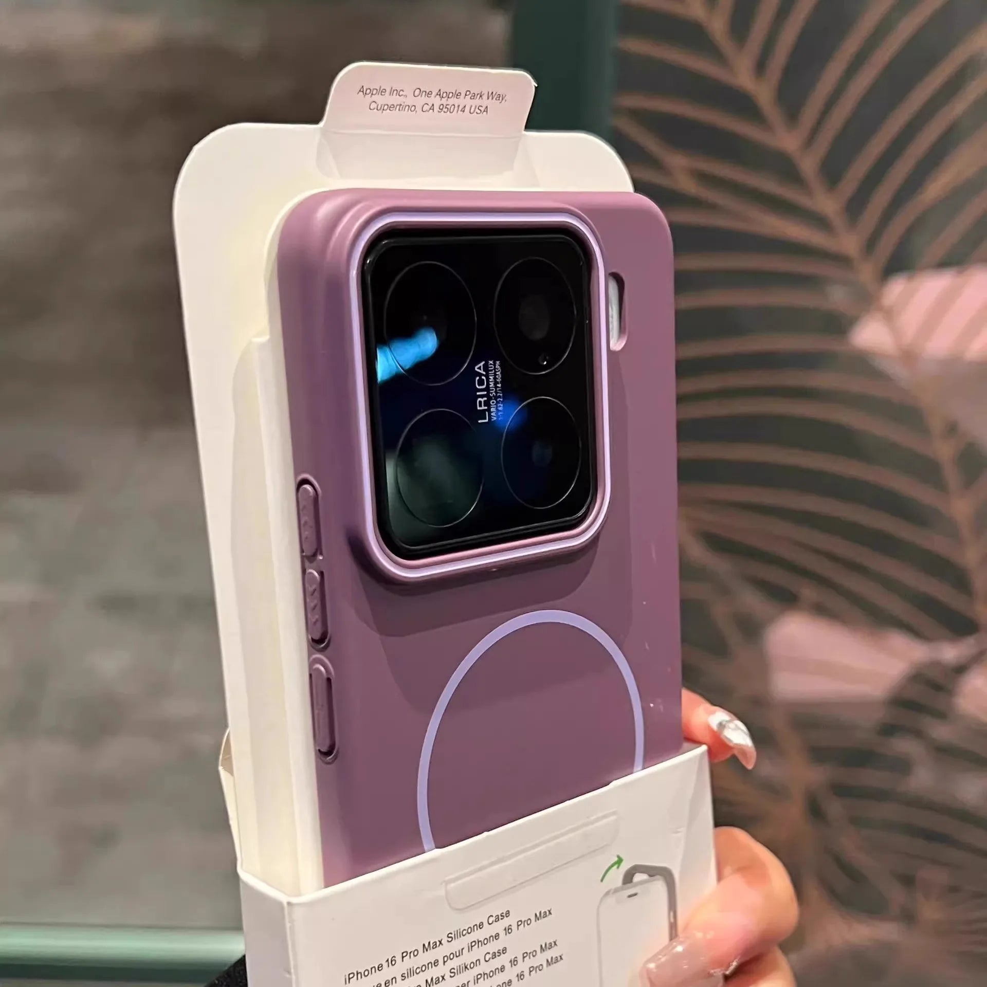 Magnetische Hartschale für kabelloses Laden – Transparent, Stoßfest