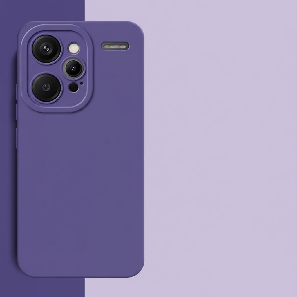 Silikon Hülle Matt für Redmi Note 12 13 Pro Plus Turbo – Kameraschutz, Weich