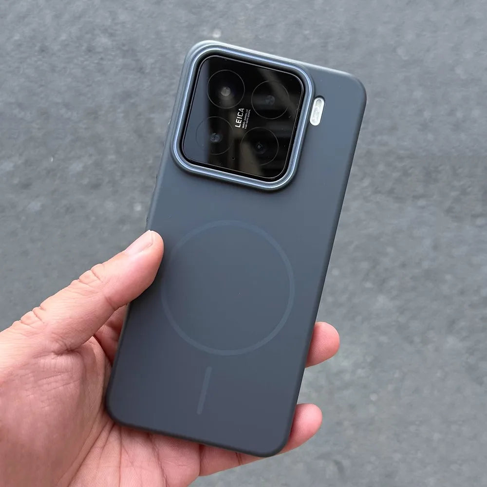 Magnetische Hartschale für kabelloses Laden – Transparent, Stoßfest