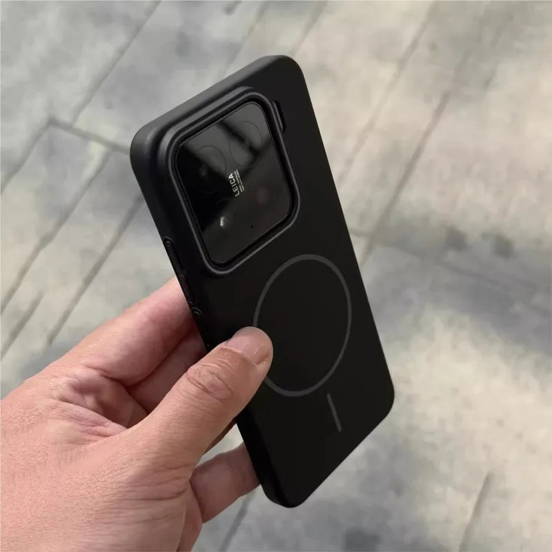 Magnetische Hartschale für kabelloses Laden – Transparent, Stoßfest