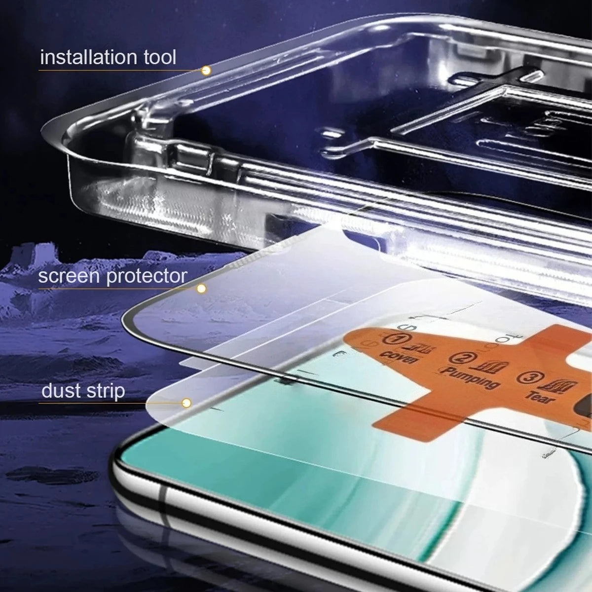 2er Set HD/Privacy Schutzglas für Z Fold 7/6/5/4 inkl. Montagetool
