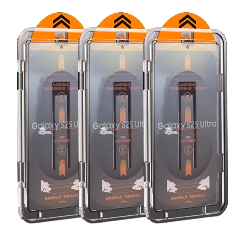 Schutzglas für Samsung S25 S24 Ultra Plus 9H Fingerabdruck