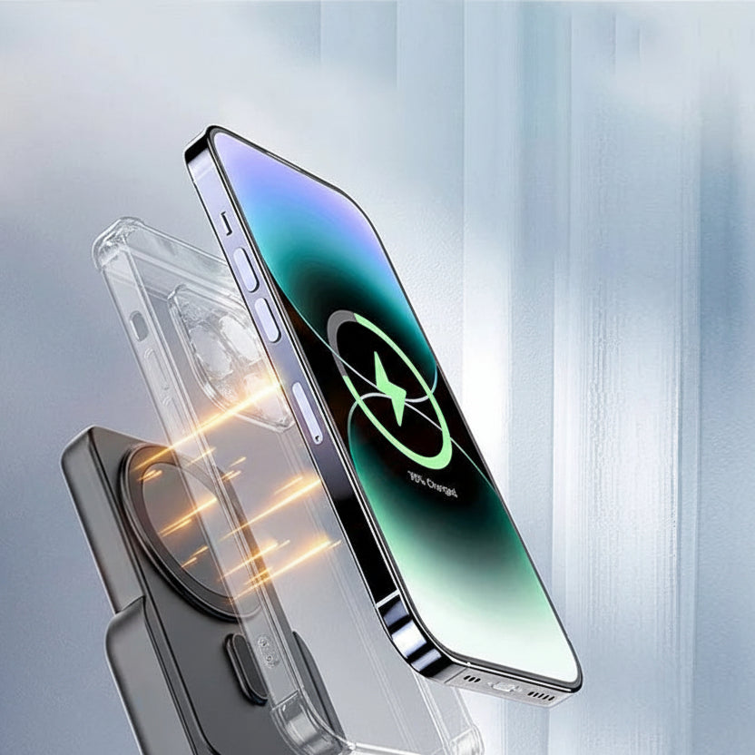 Magnetische Powerbank 10000mAh 15W Kabellos – LED-Display, USB-C
