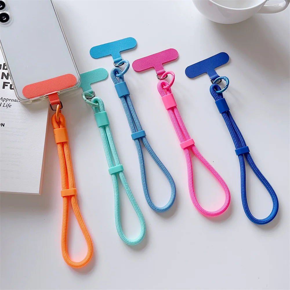 Kurzes Handy-Lanyard verstellbar – bunte Handgelenkschlaufe