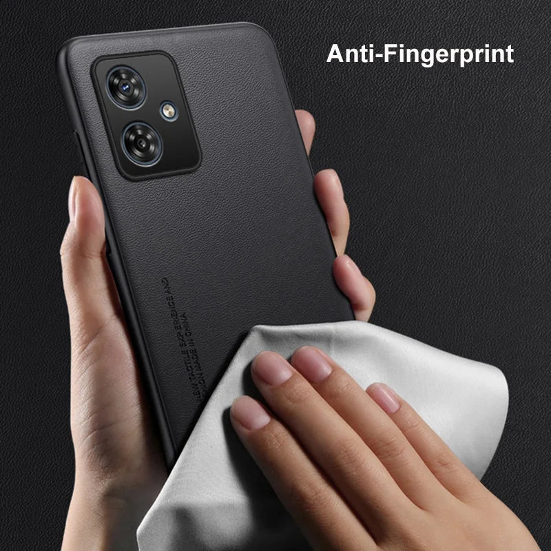 Für Motorola Moto G54 / G64 Hülle – Kunstleder-Schutzhülle