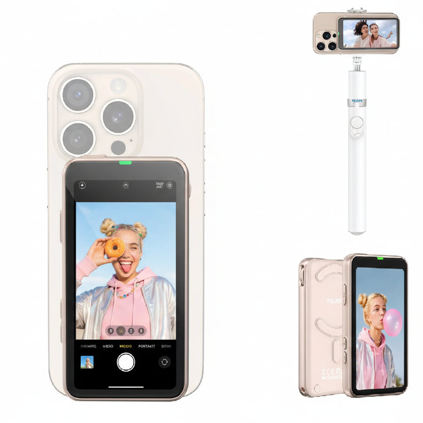 Magnetischer Selfie-Monitor 4 Zoll Bluetooth Fernbedienung Vlog Zoom