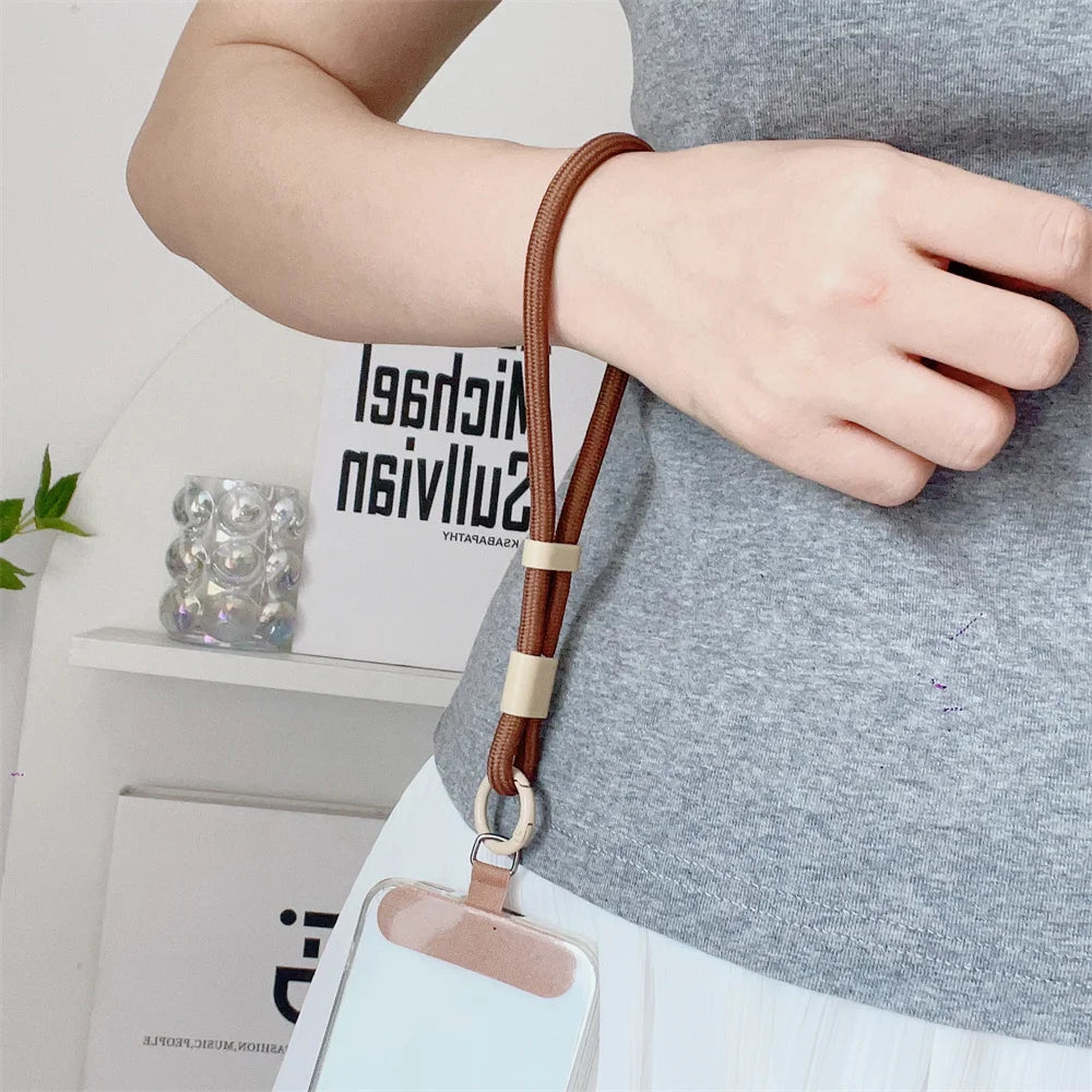 Kurzes Handy-Lanyard verstellbar – bunte Handgelenkschlaufe
