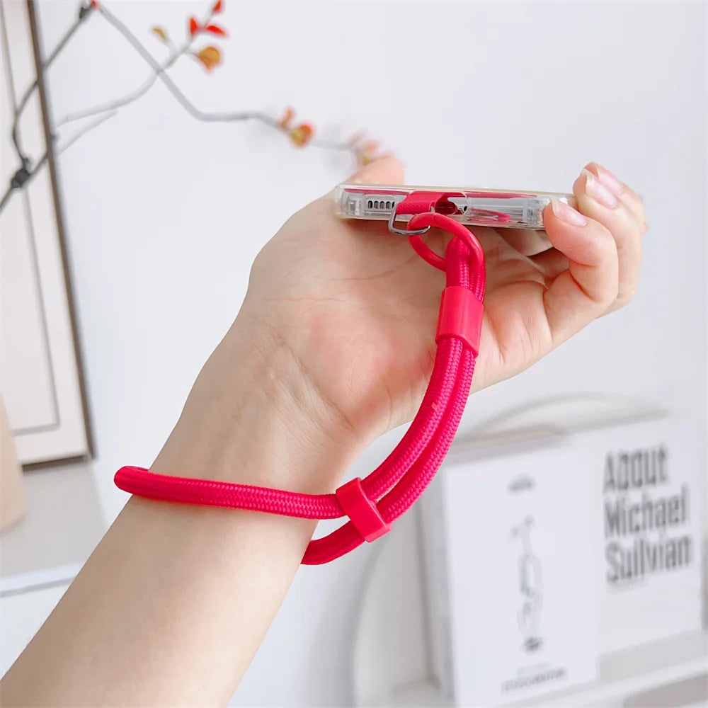 Kurzes Handy-Lanyard verstellbar – bunte Handgelenkschlaufe