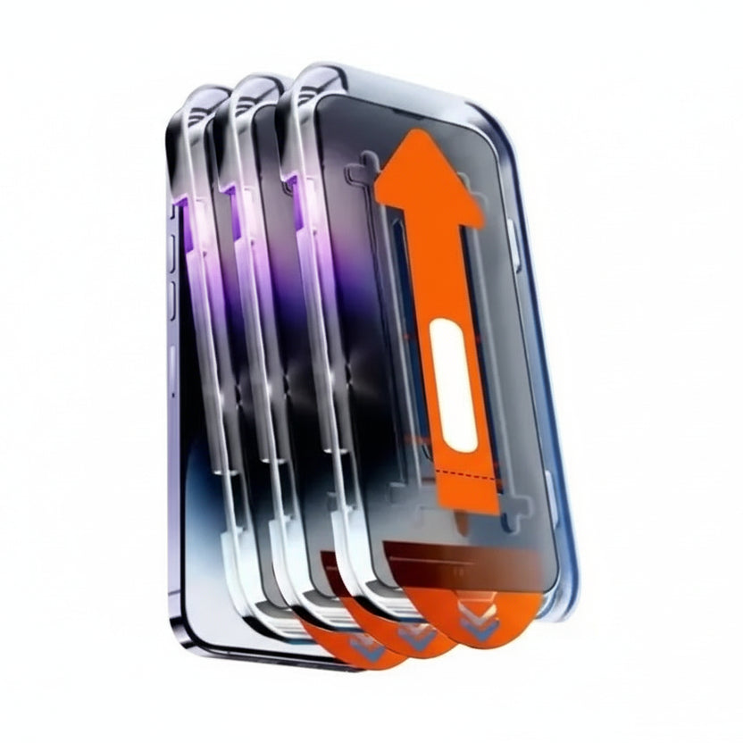 3x Schutzglas 9H Privacy Anti-Spy für iPhone 7-17 Pro Max