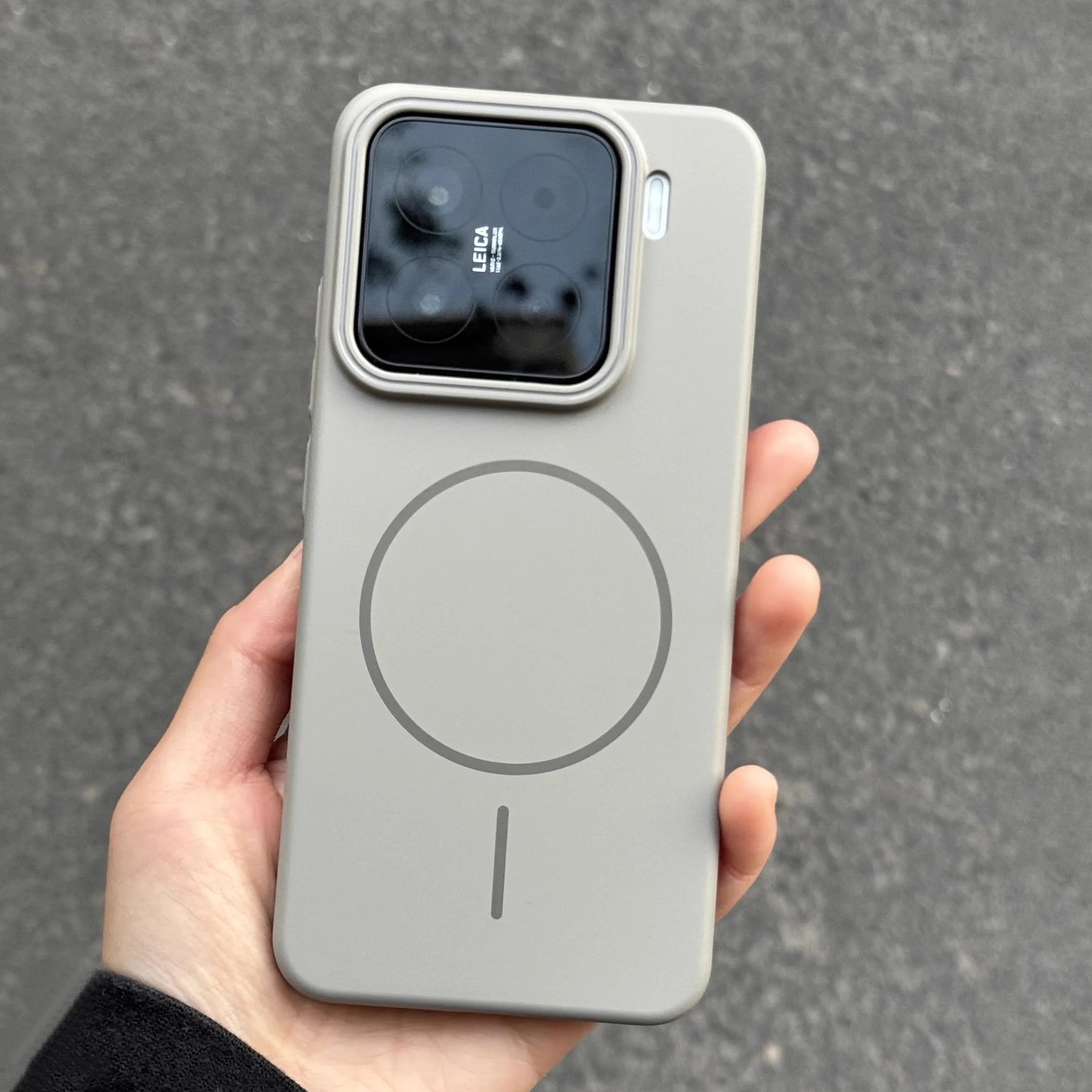 Magnetische Hartschale für kabelloses Laden – Transparent, Stoßfest