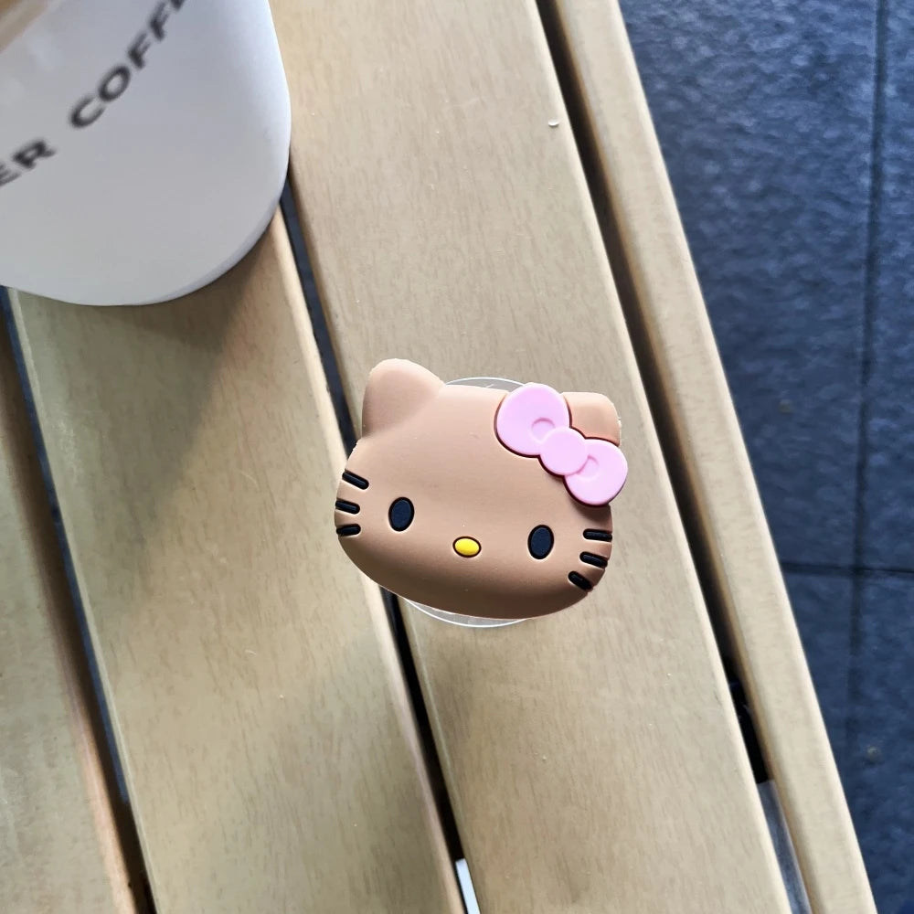 Hello Kitty Handyhalter GripTok Fingerring – Stand & Griff (MINISO)