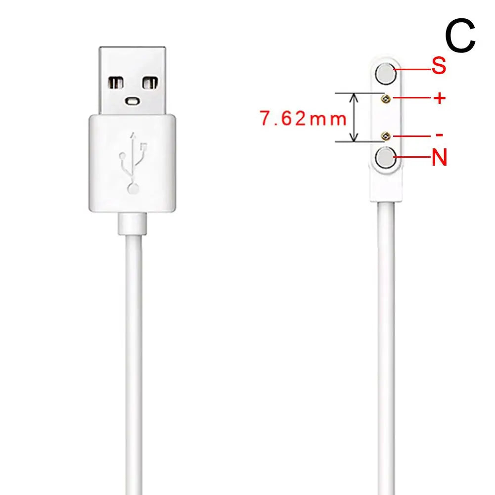 Magnetisches Ladekabel für Smartwatch & Fitness-Tracker, 2/4-Pin