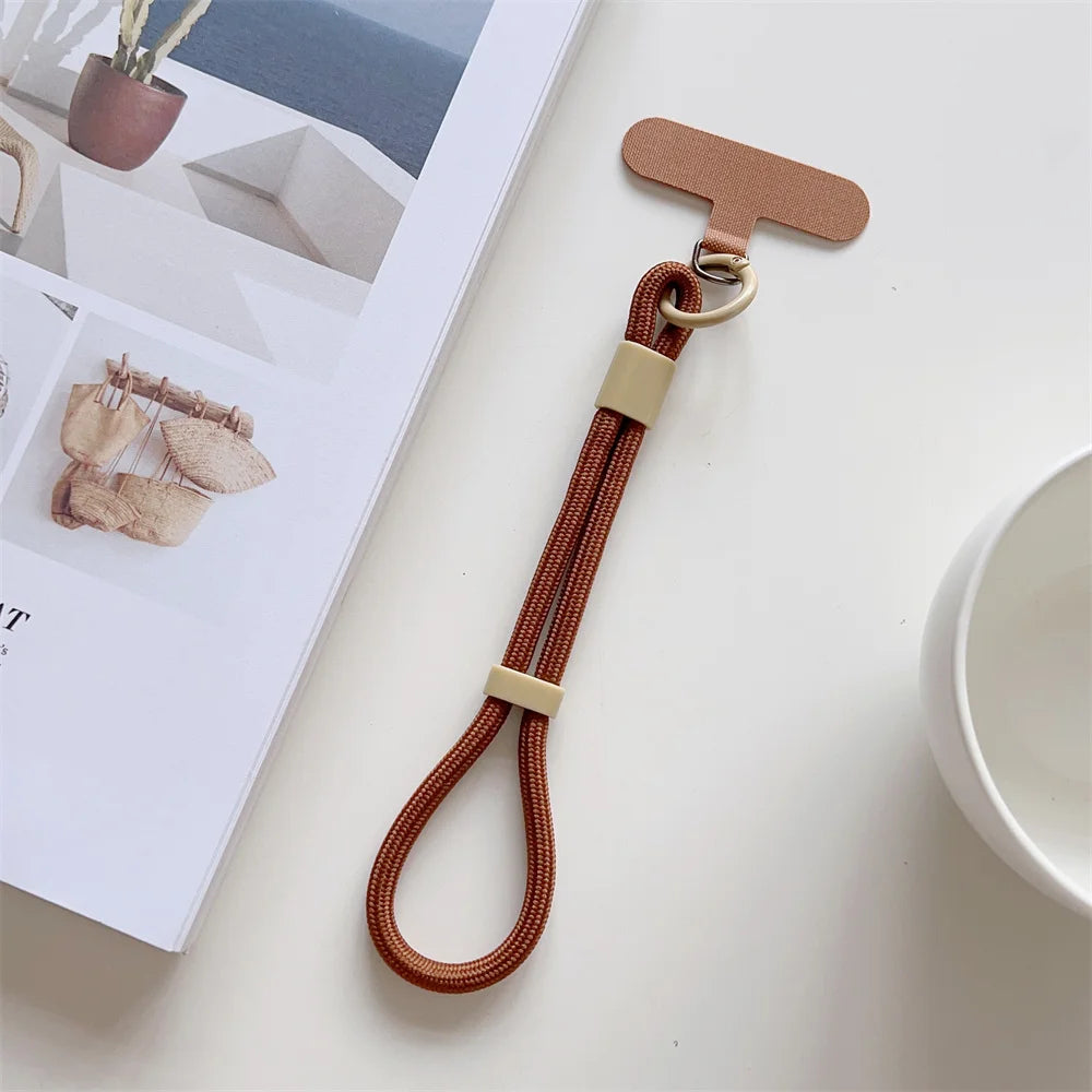 Kurzes Handy-Lanyard verstellbar – bunte Handgelenkschlaufe