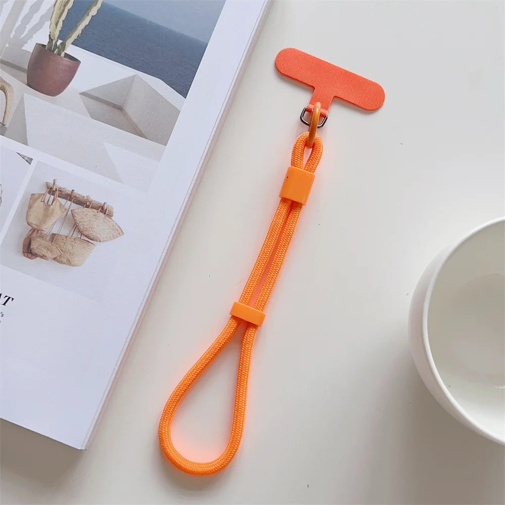 Kurzes Handy-Lanyard verstellbar – bunte Handgelenkschlaufe
