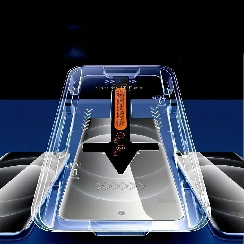 2er Anti-Spy Sichtschutzglas + One-Click Rahmen für Samsung Galaxy