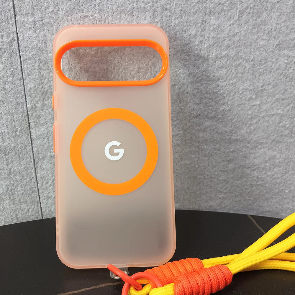 Magnetische Handyhülle mit Lanyard für Google Pixel 8–10 Pro XL